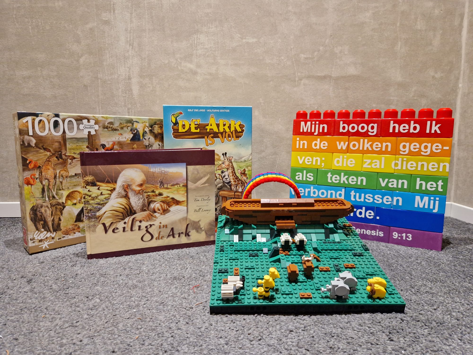 Speelkist 'Noachs ark van lego'